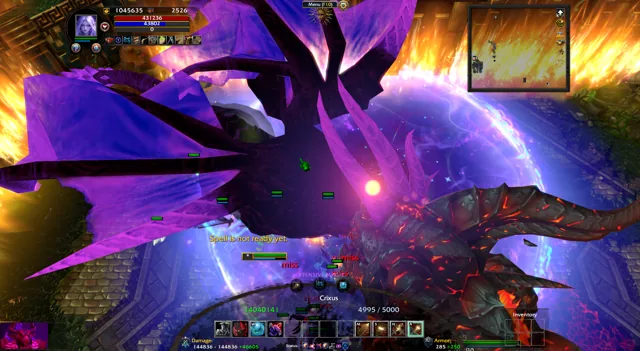 A clash beneath violet wings